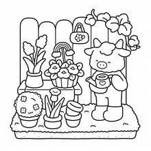 1 Stück "Little Moments: 42 Seiten einfaches Malbuch, geeignet für Erwachsene und Jugendliche, super süße und warme Muster, die eine komfortable und entspannende Atmosphäre schaffen (Warm Space Malbuch)". Dieses Buch präsentiert super süße Tiercharaktere mit einfachen und leicht umsetzbaren Designs, die Geist und Körper entspannen können. - Verschiedenfarbig - View 5