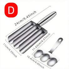 1pc Stainless Steel Meatball Maker, Durable, Easy To Clean, Non-Stick Manual Meatball Maker, Stainless Steel Salad, Sandwich And Meatball Maker Set - Multifunctional Kitchen Tool For Perfect Meatballs, Dumplings And Rice Balls, Essential For Kitchen