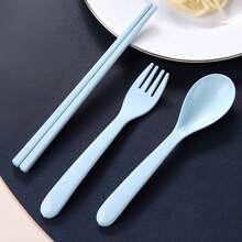 Cutie de prânz portabilă din plastic cu tacâmuri, recipient compartimentat, capacitate mare, set de recipiente pentru alimente cu microunde, recipient pentru alimente în aer liber, suport pentru gustări, cutie de prânz pentru facultate, potrivită pentru casă, birou și școală, cel mai bun cadou pentru Halloween și Crăciun etc. Înapoi la școală, rechizite școlare, rechizite școlare 1 buc