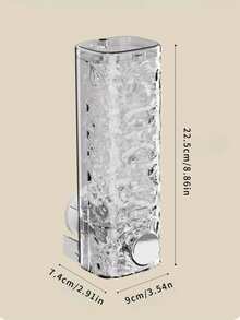 壁挂式皂液器，适用于酒店、豪宅洗发水、沐浴露、洗手液补充瓶、浴室泵盒，适合家庭使用，可返回学校