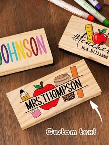 1 Stück personalisierter Namens-Whiteboard-Radierer für Lehrer, Geschenk zum Schulanfang für Lehrer, Kreidetafel-Radierer, Radierer für Lehrer, Trockenradierer für Kunst