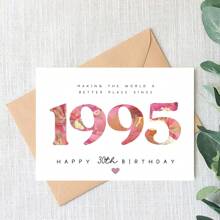 30. Geburtstagskarte, Karte für sie, 30. Geburtstagskarte für Tochter, Enkelin, Nichte, Schwester, Patentochter, Freundin