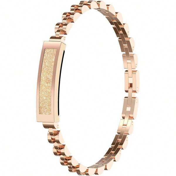 Intelligentes Gesundheits-Armband für Frauen, Zinklegierung Wo Op Armband - IP68 Gesundheits- und Fitness-Tracker ohne Bildschirm, Fitness-Tracker Herzfrequenz-Monitor Schlaf-Tracker Schrittzähler Kalorien-Pedometer Aktivitäts-Tracker Fernkamera Gesundheits-Armband für Frauen Damen mit kostenloser App
