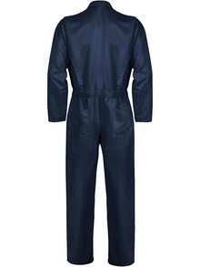 1pc   Coveralls For Men Work Navy Blue Adult Jumpsuit Coveralls Halloween Costume - Màu xanh hải quân - Xem 5
