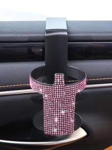 Rhinestone Car Cup Holder, Universal Plastic Beverage Can And Cup Holder, Fits Sedan, Truck And Van Windows - Sparkling Diamond Drink Holder - Multicolor - View 10
