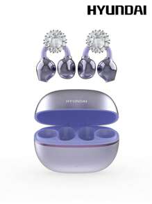 Mehrfarbige + silberne runde Blütenblatt-Ohrringe