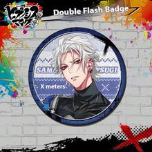 Hypnosis Mic -Division Rap Battle- Hifumi Doppo & Division Rap Battle Character 75mm/58mm Double Flash Badge Set - Anime B-Style PET Material Pin | Stitch Toys, Travel Toys, Classroom Fidget Toys, Mini Stuff Bath Toys, Christmas Stationery, Stress Ball - Birthday Gift, Christmas Gift, Halloween Gift, Christmas Eve Gift, Perfect Gift, Toys, Games - Multicolor - View 8