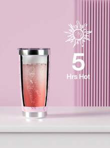 20oz Coffee Mug Tumbler For Office, 304 Stainless Steel Vacuum Insulated Tumbler With Lid, Water Bottle, Perfect For Hot And Cold Drinks, Ideal For Travel And Outdoor Use, Birthday Gifts For Women, Mom, Best Friend, Bride, Bridesmaid Gift, White Tea Cup, Mother'S Day, Valentine'S Day, New Year'S Gift (Pink Bow) - Pink - View 5