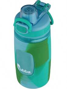 Altamente recomendado. Flo Kids Botella de agua, 16 onzas, hielo de vidrio con caramelo de roca y lavado de color kiwi¡Top de Temporada - Lavado de color bayas mixtas - Ver 3