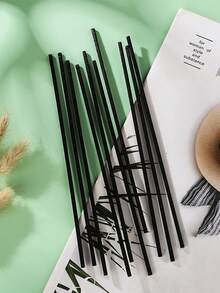 10/1 Pc Each Set (1 Bottle Of Aromatherapy Oil + 3/4 Diffuser Sticks) Flameless Home Aromatherapy Oil Indoor Diffuser Set, Long-Lasting Fragrance, Suitable For Bedroom, Bathroom, Living Room, Etc.