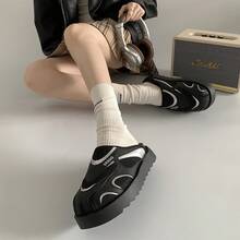 Women Home Slippers - 黑色 - 查看 4