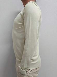 Men's Cold Weather Blouse | Men's Knitted Sweater | Winter Knitted Wool Pullover Long Sleeve V-Neck - Pasir - View 10