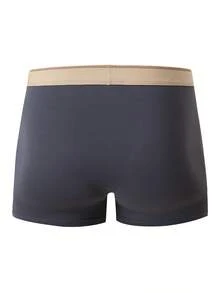 5 件/包青少年男童平角内裤，中腰平角裤，适合 12-18 岁男孩