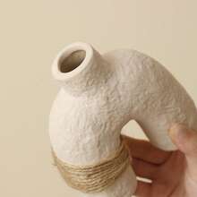 1/3 piezas Juego de jarrones de cerámica vintage rústica en beige - Perfecto para cañas, ideal para bodas y decoración del hogar, adecuado para sala de estar, dormitorio y decoración central de mesa de café, decoración de habitación, jarrón de flores, jarrón de vidrio