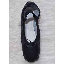 Sapatilha infantil para Ballet / Balé Korino inteira envio imediato Evidence Teles  Simples    Desportivo    Strass - Preto - Visão 9