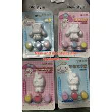 Sanrio Sanrio Character 3D Model Coloring Toy Hand-Painted Set - DIY Plaster Watercolor Set For Arts And Crafts, Perfect For Valentine's Day Gifts, Chinese New Year, Birthdays And Other Small Gifts, Style Random Shipping, Is An Ideal Gift For Friends
