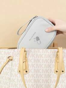 Portable Medicine Storage Bag, Waterproof Large Capacity Travel Essential, Suitable For Home, Car, Outdoor, Camping, Hiking, Can Be Used As Storage Bag, Cosmetic Bag, Travel Organizer, Large Capacity Cosmetic Box, Multi-Purpose - Multicolor - View 8