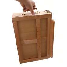 Adjustable Storage Box Easel,Painting Board Stand With Drawers,Storage Box Easel - Brown - View 8