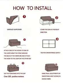 Funda de sofá jacquard de color sólido simple, totalmente elástica, universal para todas las estaciones, apta para mascotas, antideslizante, resistente a las manchas y a los arañazos, lavable a máquina, funda de sofá de decoración navideña para el hogar para cuatro personas, tres personas, dos personas o una persona. - Gris Oscuro - Ver 12