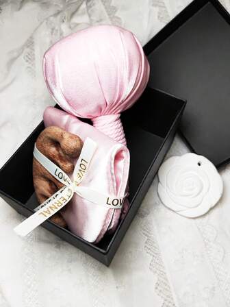 Silk-Like Eye Mask Set, Ultimate Relaxation Gift Set, Elegant Spa-Luxe, Faux Silk & Natural Materials For Stress Relief & Aromatherapy, All-In-One With Sleep Mask, Scalp Massager, Scented Diffuser & Mugwort Stick, Perfect Wedding Favors For Bridesmaids, Groomsmen, Guests, Also Great For Christmas, Birthday, Anniversary, Valentine's Day, Mother's Day,