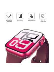 1 Pack Full Coverage Screen Protector For Apple Watch Series 11/SE 3/Ultra 3/ 38 / 41 / 40 / 44 - 9H Anti-Scratch, Ultra-Thin HD Clear, Bubble-Free Install, 24H Essential Guard With Tool Kit