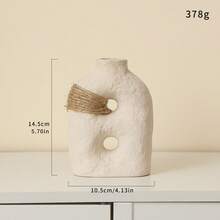 1/3 piezas Juego de jarrones de cerámica vintage rústica en beige - Perfecto para cañas, ideal para bodas y decoración del hogar, adecuado para sala de estar, dormitorio y decoración central de mesa de café, decoración de habitación, jarrón de flores, jarrón de vidrio