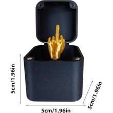 1 件中指惊喜礼盒，中指盒，完美的恶作剧手弹出礼物，带成人礼盒，新奇恶作剧中指手雕像圣诞新奇搞笑礼物，礼品盒，宝石，订婚戒指盒，印花手，中指，双重恶作剧，惊喜，快乐，恶作剧，搞笑礼物，增添气氛，神秘盒子 - 彩色 - 查看 6