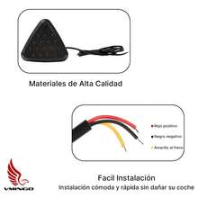 Luz Stop Led  Triangulo Trasera Auto Calavera Faro Lampara Auxiliar Tunning Tipo F 1 Triangulo Deportivo Vmingo Mexico - Rojo - Ver 8