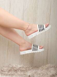 Women Flat Sandals - White - View 3