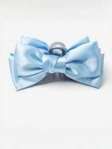 1 件女士双面蝴蝶结发夹，适合日常佩戴发饰女爪夹秋季配饰秋冬度假装女士 - 彩色 - 查看 6