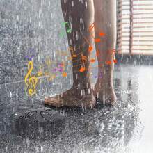 Rain Drum For Outside Garden - 3 Inches 6 Notes Steel Tongue Drum Waterproof Rain Chime For Garden Instrument, Mini Hand Drum Outdoor - Multicolor - View 3