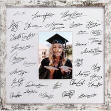 GraduatePro 12x16 Signature Picture Frame Board 5x7 Photo With Signable Birthday Party Graduation Wedding Guest Book Gold2025 - 白色 - 查看 7