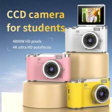 Auto Focus 48MP 4K Face Detection 2.4-Inch Flip Over Display Screen 16X Zoom Rechargeable Battery Pocket Cinema Digital Compact Video Cameras