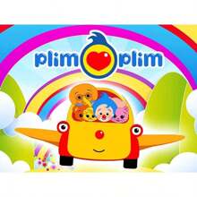 Cartoon Cute Kids Boys 1st Birthday Party Backgrounds Bunting Animals Payaso Plim Plim Theme Photography Backdrops