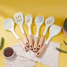 硅胶不粘锅勺、锅铲、刮刀、烹饪勺、耐热硅胶烹饪用具