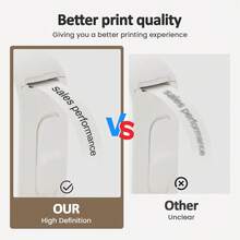 Thermal Label Maker Machine With Tape, L12/13  Portable Bluetooth Label Printer For Storage, Shipping, Barcode, Mailing, Office, Home, Organizing, Sticker Maker Mini Label Maker With Multiple Templates Label Maker Machine -  Bluetooth Wireless Sticker Printer, Pocket Sticker Maker With 1pc 12x40mm Tape, Inkless Printer For Ios & Android, Praticle Labeler & Gift For Home & Office Organization Bluetooth Label Maker Machine With Tape, Continuous Waterproof Label, Versatile App With 35 Fonts And 1k+ Icons, Inkless Labeler For Home, Kitchen, School, Office Organization - Beige - View 6