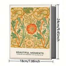 6-Inch 200 Pockets Large Capacity Photo Album, Memo Book