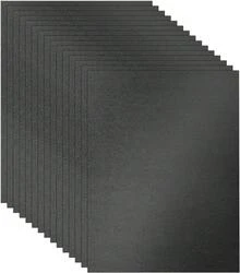 28 Sheets Shimmer Black Cardstock 8.5 X 11 Scrapbooking Paper, 92lb Premium Certificate Paper Card Stock Wedding, Crafting, Greeting Cards, Making Cards, Menus, Party2025 - 黑色 - 查看 1