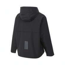 Adidas Men's Jacket, Sports Casual Thermal Lined Warm Windproof Hooded Jacket JI8680 - Black - View 10