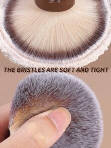 MAANGE 1pc/2pcs Professional Aluminum Finger Makeup Brushes, Featuring Soft Fibers, Skin-Friendly, Suitable For Blending, Polishing And Priming Liquid, Cream And Powder Products, Ideal For Daily Makeup, Home Or Travel Use, A Great Gift For Women And Girls, Includes Foundation Brush, Concealer Brush, Blush Brush, Contour Brush, Bronzer Brush, Powder Brush And More.