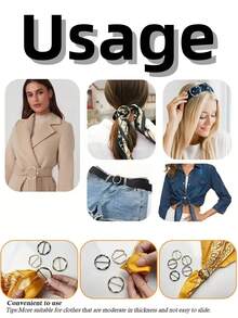 1/2/5 szt. Eleganckie złote okrągłe klipsy do szalików ze stopu | Wielofunkcyjne klamry do koszul i regulatory pasków dla kobiet i dziewcząt – modne akcesoria do szalików, pasków i koszulek z błyszczącym metalicznym wykończeniem, idealne do codziennych stylizacji, strojów imprezowych i warstwowych stylizacji (trwała konstrukcja ze stopu, łatwe w użyciu i uniwersalne na wszystkie pory roku)