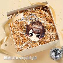 1 pieza/3 piezas Llavero acrílico personalizado con foto de dibujos animados, impresión a doble cara, adecuado para varias ocasiones como regalo de Navidad, decorar mochila, recuerdo de mascota, foto de paisaje, llaveros y accesorios personalizados, fácil y cómodo, colorido, lindo, adorable, divertido, kawaii, estilo Y2K, elegante, unisex, casual, personalizado, único, regalo ideal para él, regalo ideal para ella, ella, novio, novia, familia, amigos - Multicolor - Ver 6
