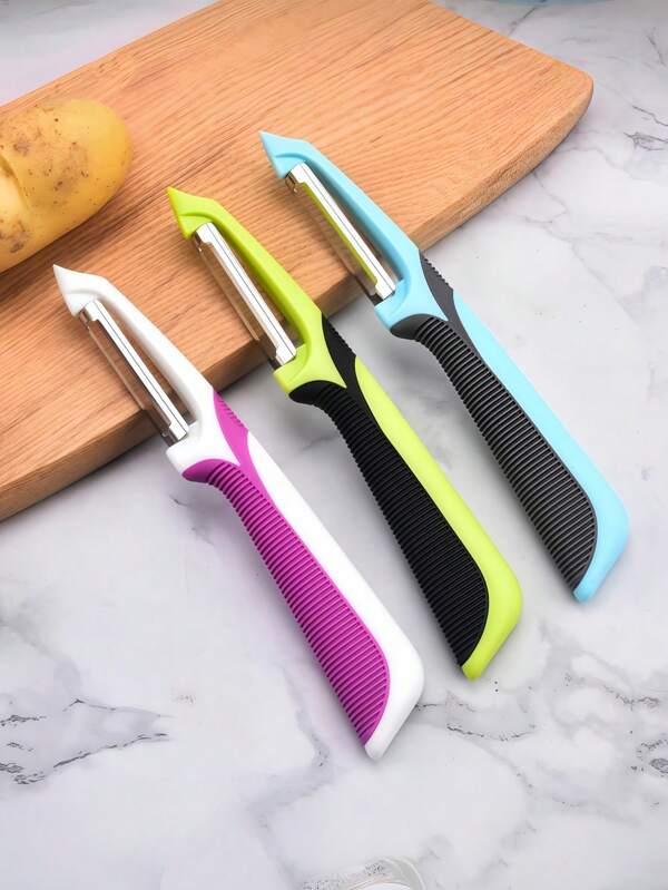 1pc Multi-Functional Fruit & Vegetable Peeler, Potato, Apple, Cucumber, Carrot Peeler For Kitchen