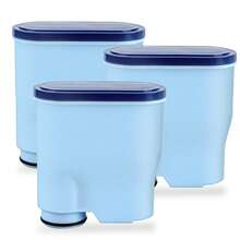 Bộ lọc máy pha cà phê 1/2/3/4 chiếc, tương thích với bộ lọc nước thay thế Saeco AquaClean CA6903, bộ lọc cà phê dạng túi tương thích, bộ làm mềm nước bằng than hoạt tính, bộ lọc nước (Màu xanh) - Màu xanh lam - Xem 3