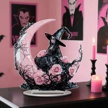 Pink Series Halloween 2D Acrylic Ornaments Ornaments - trắng - Xem 1