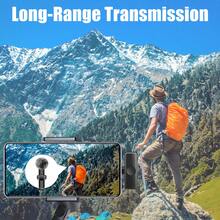 Wireless Lavalier Microphone For Phone IPad TypeC Lapel Mics Plug-Play 2.4G Ultra-Low Delay Built-In Noise Reduction Chip Working Time For Video Recording Interview Podcast Vlog