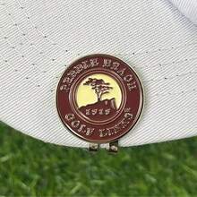 1pc Magnetic Cartoon Golf Hat Clip With Metal Ball Marker - Perfect Gift For Man And Women Golf Lovers. - Multicolor - View 11