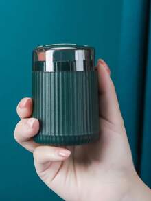 1/2-częściowy automatyczny dozownik wykałaczek Easy-Press – elegancki, plastikowy uchwyt, wysokiej jakości przenośna butelka na wykałaczki typu press, do dekoracji kuchni i jadalni