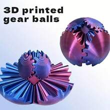 1 món đồ chơi xoay hình bánh răng in 3D, đồ chơi giảm căng thẳng hình bánh răng, đồ chơi ngón tay hình bánh răng, đồ chơi để bàn hình bánh răng, đồ chơi bánh răng giúp giảm lo âu. - Nhiều màu - Xem 2