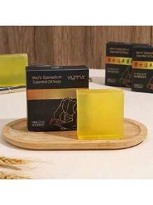 1块男士烟酰胺香皂 100克 控油洁面亮肤皂 身体清洁美白亮肤皂